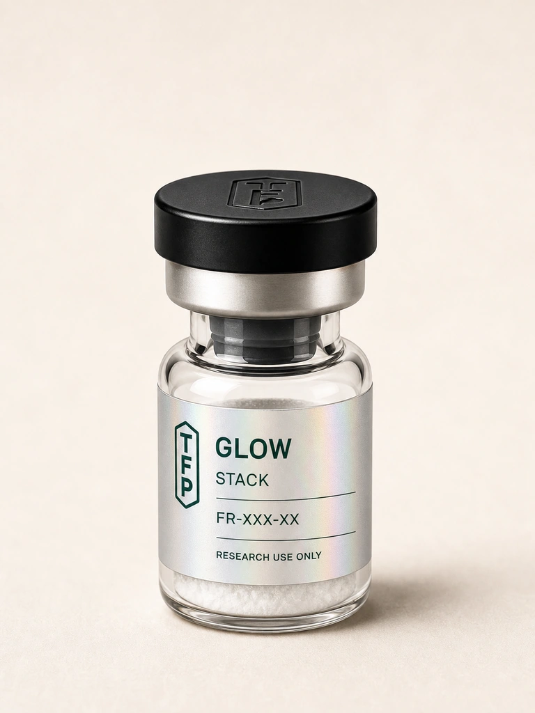 BPC 157 10mg + GHK-CU 50mg + TB500 10mg, 10 mg + 50 mg + 10 mg en fiole 3 ml The French Peptides avec etiquette holographique argent, lot FR-XXX-XX